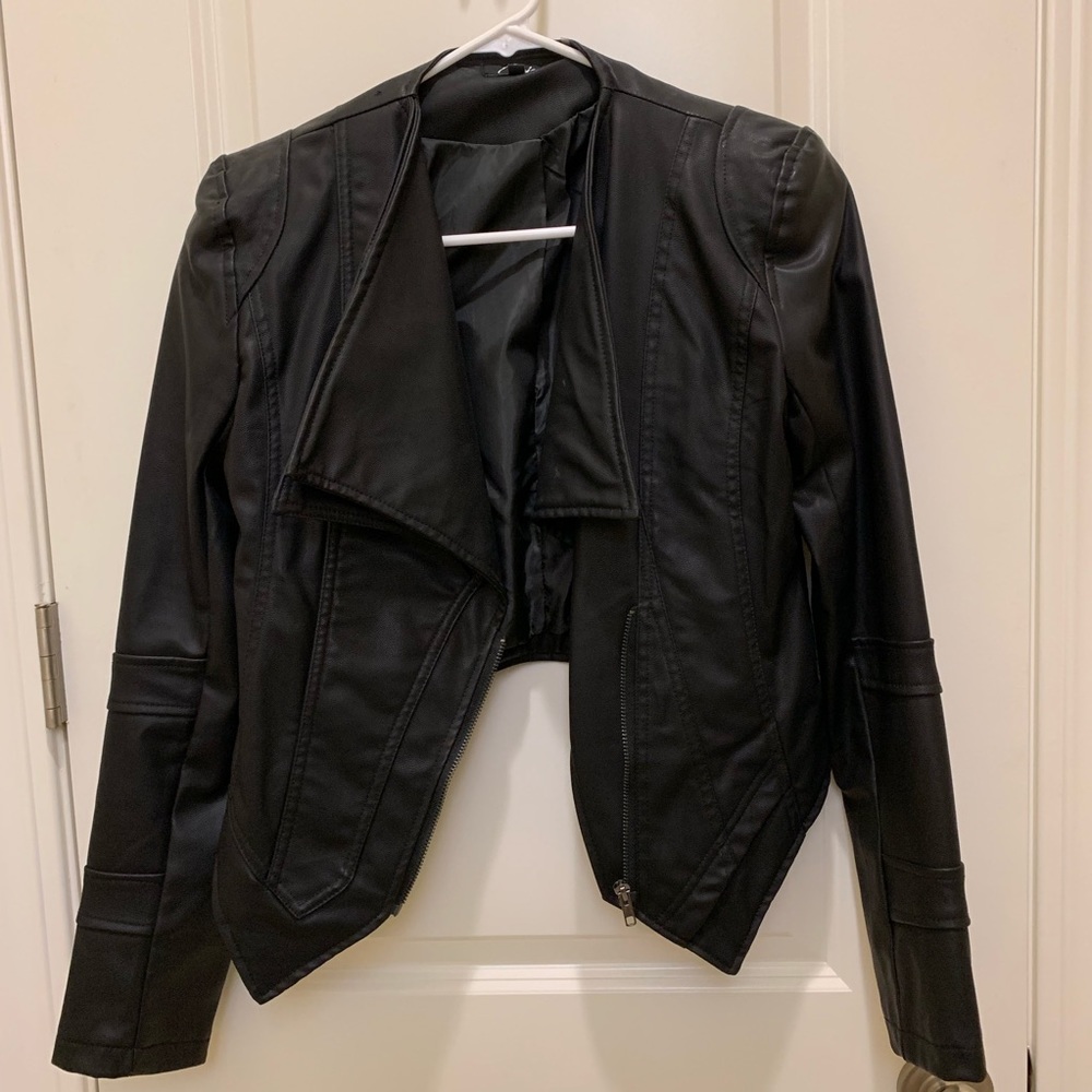 cropped Moto jacket
